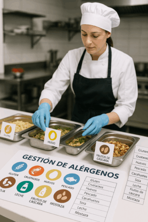 Gestión de alérgenos en la restauración